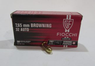 boite 50 cartouches FIOCCHI 32 ACP 73 grains FMJ 707650