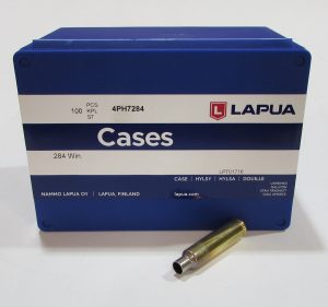 Boite 100 douilles LAPUA cal 284 winchester