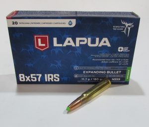 boite 20 cartouches cal 8x57JRS LAPUA Naturalis 180 grains