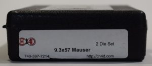 Jeux d'outils CH4D pour le rechargement en calibre 9.3x57 Mauser