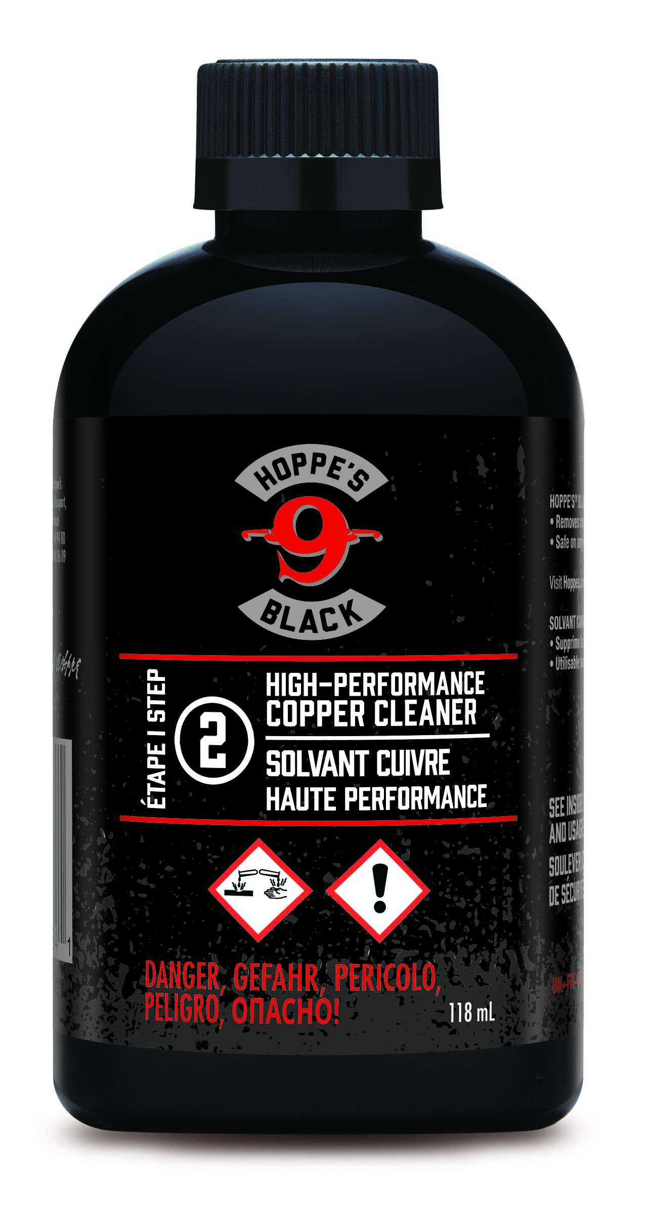 Flacon Solvant décuivrant n°2 Hoppe's 9 Black