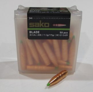boite de 50 ogives cal 30 Sako Blade TXM 175 grains ref 659A