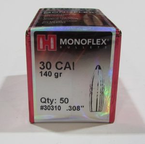 boite 50 ogives Hornady Monoflex 140 grains cal 308 ref 30310