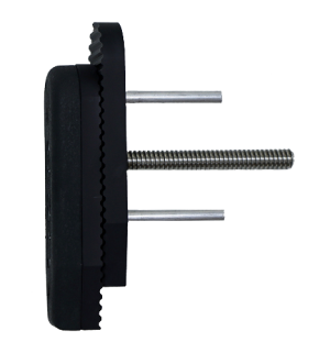 talon de crosse AT-ONE caoutchouc reglable vertical noir A09123