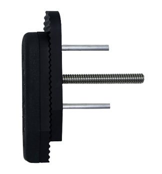 talon de crosse AT-ONE caoutchouc reglable vertical noir A09123