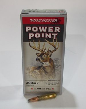 boite 20 cartouches winchester 300 blackout 150 grains power point