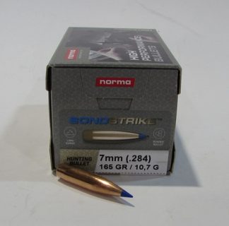 boite 100 ogives cal 7mm Norma Bondstrike pointe plastique 165 grains