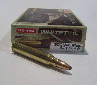 boite 20 cartouches cal 300 win mag Norma Withetail 150 grains