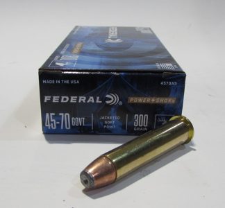 boite 20 cartouches Federal powershok cal 45/70 Govt 300 grains soft point