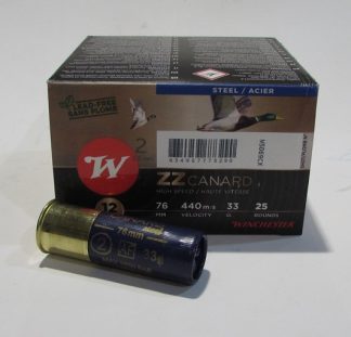 boite 25 cartouches winchester ZZ Canard cal 12/76 33 grammes acier numero 2