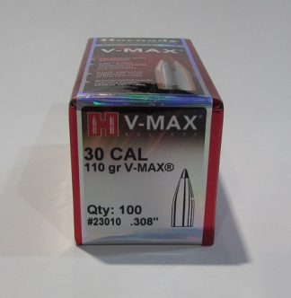 Boite 100 ogives Hornady cal 30 (0.308") 110 grainsV-Max ref 23010