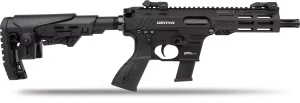 DERYA ZY9 CAL 9X19 CANON DE 18 CM BLACK LEVIER ARMEMENT DUAL SYSTEME