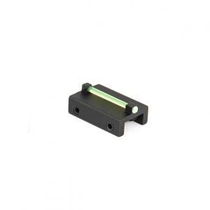 guidon fixation sur bande ventilée de 8 à 10mm avec 1 fibre verte fluo
