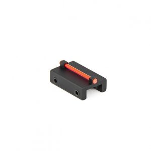 guidon a serrage sur bande ventilée de 6 à 8mm avec 1 fibre rouge fluo