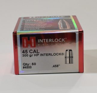 boite de 50 ogives Hornady HP 300 grains cal 458 ref 4500