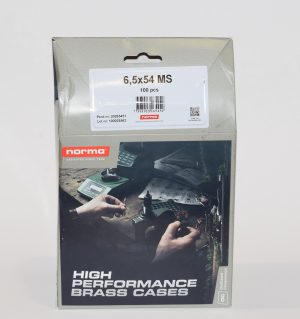 Boite de 100 douilles laiton Norma cal 6.5x54 Mannlicher Schoenauer