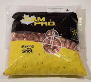 sachet 500 ogives Cam-pro 9mm (0.355") 158 grains round nose