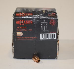 Boite de 200 ogives Geco Hollow point, cal 45(451") 200 grains Hexagon 2418751
