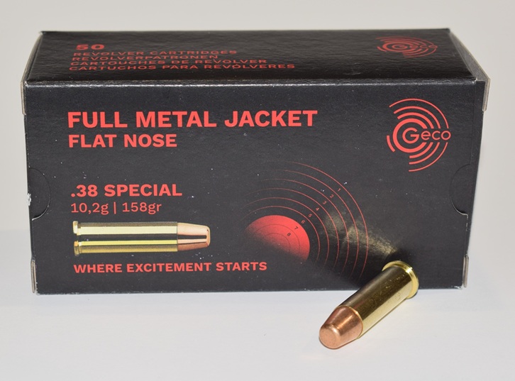 boite 50 cartouches GECO 38 special 158 grains FMJ 2317955