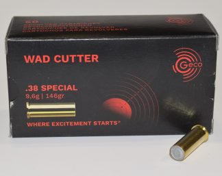 boite 50 cartouches GECO 38 special 146 grains wad cutter 2317536