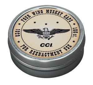boite 100 amorces poudre noire CCI MUSKET 4 aillettes pour fusil CCI0301