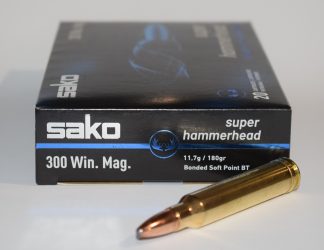 boite 20 cartouches 300 win mag Sako super Hammerhead, 180 grains