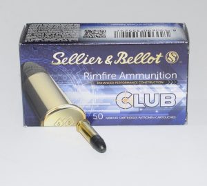 boite de 50 cartouches 22lr Sellier bellot Club 40 grains