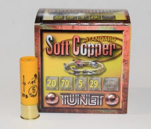 boite 25 cartouches Soft copper cal 20/70 34 grammes numero 5