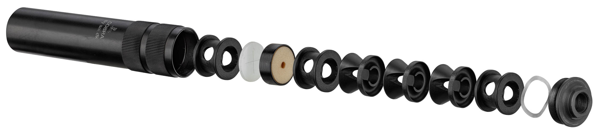 Silencieux SAI COBRA IMPULS+ 1/2x28 pour pistolet Cal. 9x19