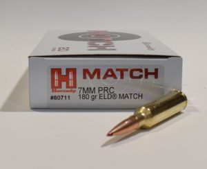 boite 20 cartouches Hornady ELD-Match cal 7 PRC 180 grains 80711