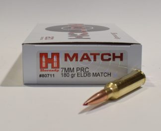 boite 20 cartouches Hornady ELD-Match cal 7 PRC 180 grains 80711