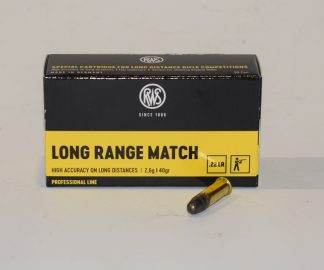 boite 50 cartouches RWS 22 long range match 40 grains 2433398