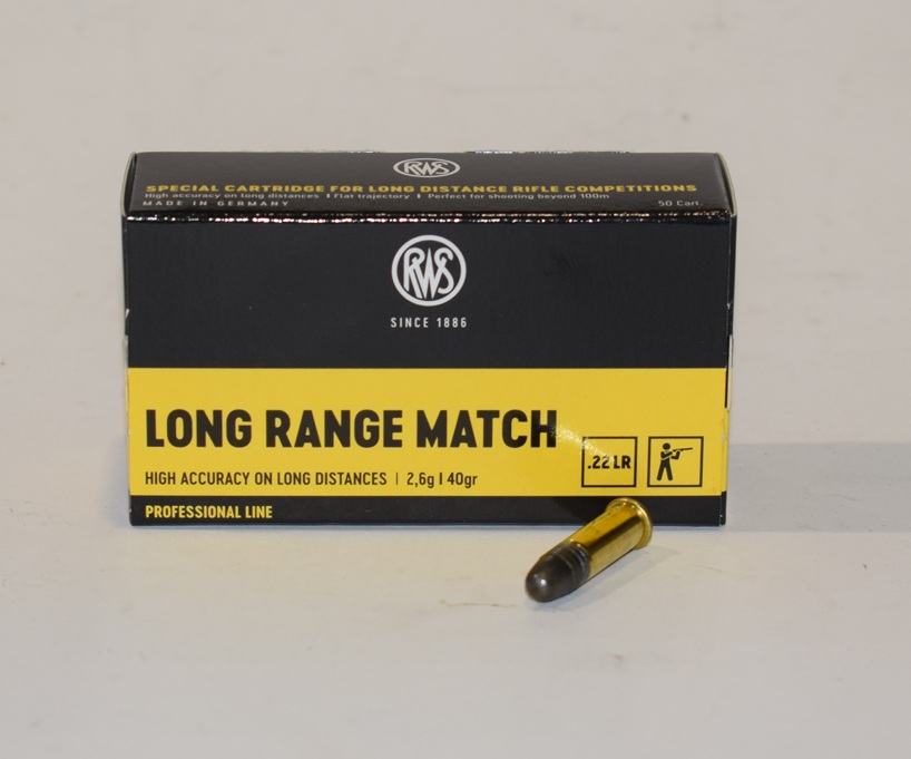 boite 50 cartouches RWS 22 long range match 40 grains 2433398