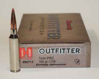 boite 20 cartouches Hornady CX Outfitter cal 7 PRC 160 grains 80713