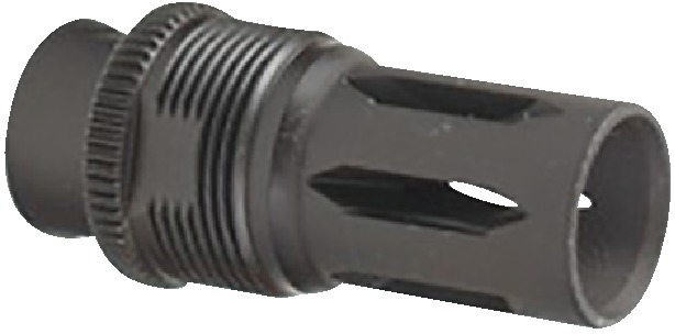 cache flamme Ase Utra FLASH HIDER A1 BIRD CAGE 762 BORE LOCK 5/8x24 noir