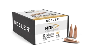 boite 100 ogives Nosler cal 0.308 RDF 168 grains 53182