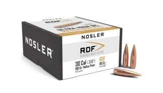 boite 100 ogives Nosler cal 0.308 RDF 168 grains 53182