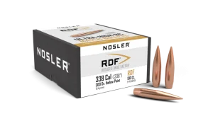 boite 100 ogives Nosler cal 0.338 RDF 300 grains 53445