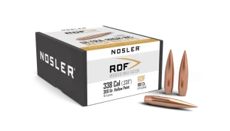 boite 100 ogives Nosler cal 0.338 RDF 300 grains 53445