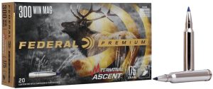 boite 20 cartouches 300 win mag Federal Terminal Ascent 175 grains