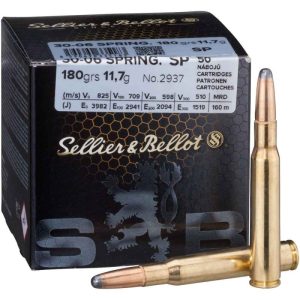 Boite 50 cartouches Sellier Bellot cal 30-06 180 grains SPCE