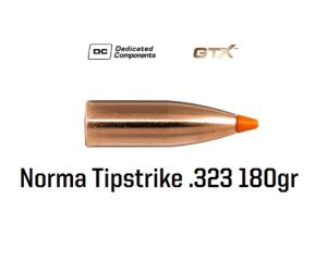boite 100 ogives cal 8mm Norma Tipstrike pointe plastique 180 grains