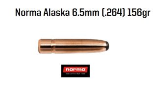 boite 100 ogives Norma Alaska calibre 6.5mm (0.264) 156 grains