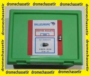 100 ogives Balleurope , calibre 8mm92 plombs 111 grains round nose