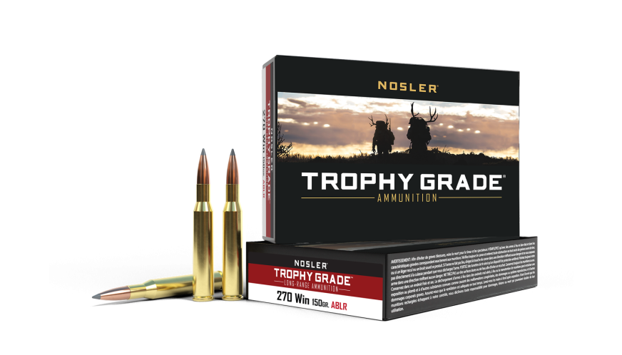 boite 20 cartouches cal 270 Winchester 150 gr AccuBond® Long Range Trophy Grade