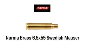 Lot 100 douilles laiton Norma cal 6.5x55 SE suedeois