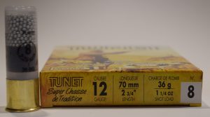 boite 10 cartouches calibre 12/70 Tunet super tradition plb 8