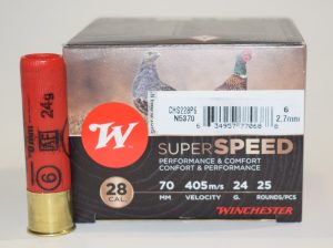 Boite 25 cartouches Winchester super speed cal 28/70 plomb 6
