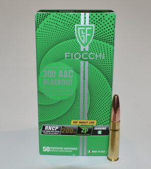 boite 50 cartouches Fiocchi cal 300 Blackout FMJ 200 grains subsonic