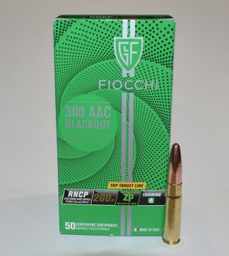boite 50 cartouches Fiocchi cal 300 Blackout FMJ 200 grains subsonic